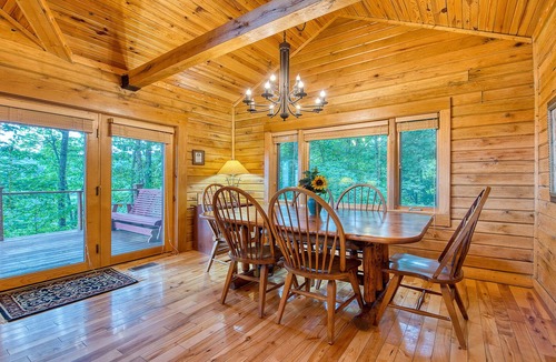 Maggie Valley Cabin | Sky Cabin: Luxury, Gated, Sparkling Clean, featured on HGTV's "Log Cabin Living"