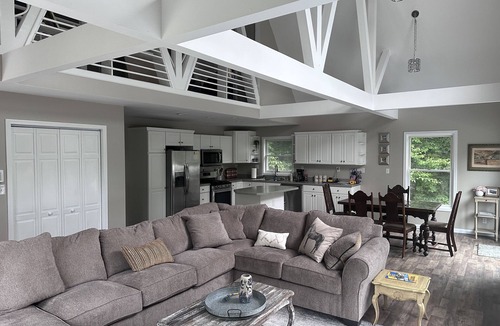 Alanson House | Spacious home, 12 miles from Nubs Nob, Harbor Springs surrounded by forest.