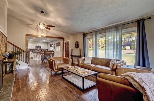Pinehurst House | Tranquil Retreat w/Hot Tub, Large Patio, 2 living rooms