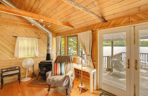 Berkshire Apartment | Waterfront Berkshires Studio w/ Dock on Goose Pond