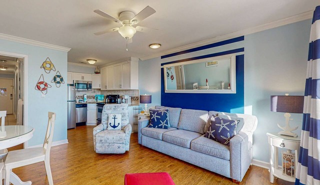Charming Waterfront Villa with Ocean Views, Private Balcony & Pool, Steps to the Beach