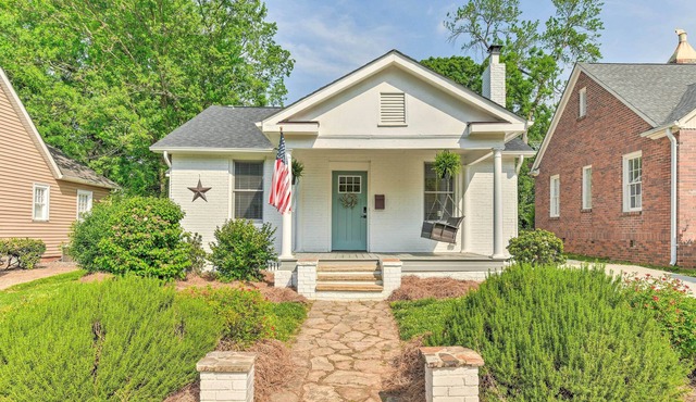 Elegant Charlotte Home w/ Fire Pit & Patio!