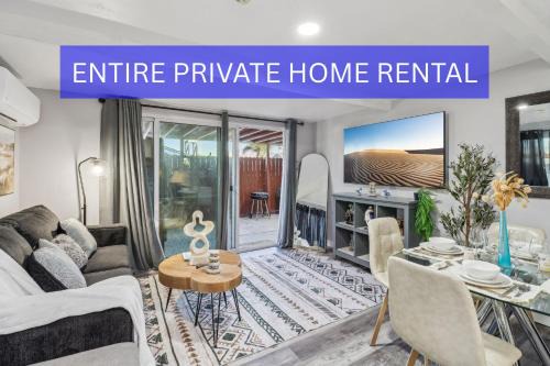 Entire Private Home with Gated Yard, Driveway Parking, 2 Bedrooms 1 Bathroom, Available Now