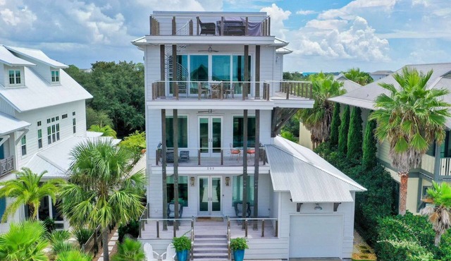 Grayton Beach Home With Private Pool & Panoramic Gulf Views