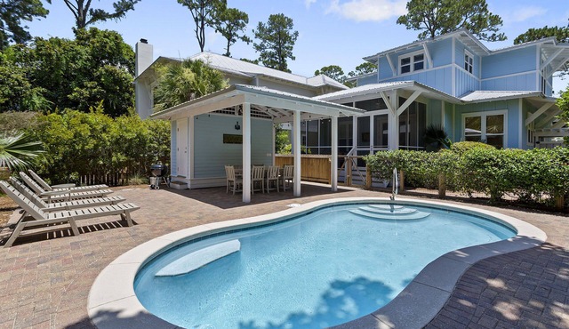 Grayton Sea Glass - Heated Private Pool, Screened Porch, Close to Beach + Shops!