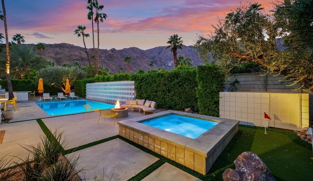 Home in Central Palm Springs with Pool, Hot Tub and Firepit!