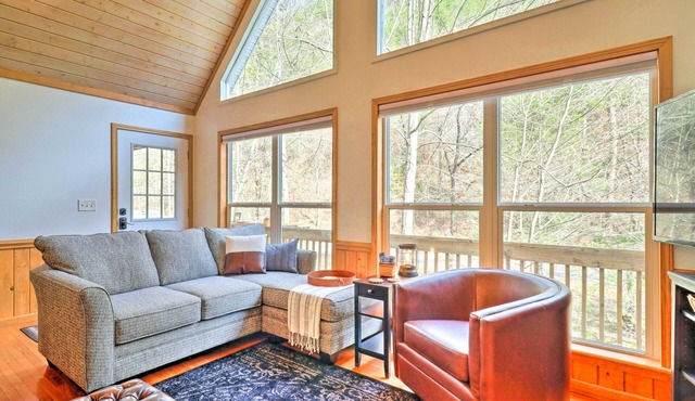Idyllic Creekside Bryson City Gem w/Fire Pit!