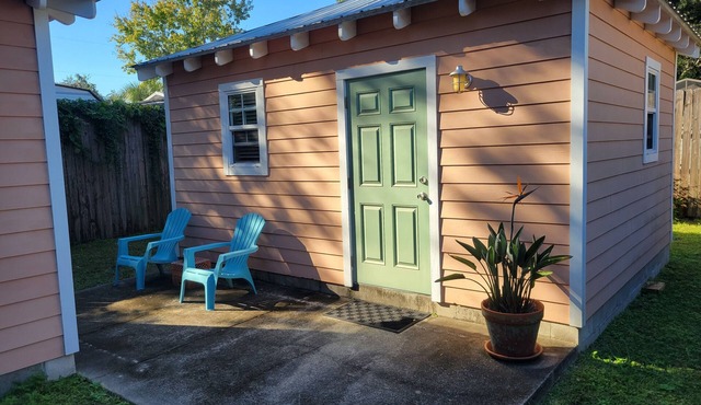 Island style guest house.