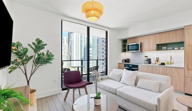 New Unit 26th floor with amazing view Miami2BR/2BA