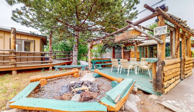 Rustic studio with marvelous mountain views