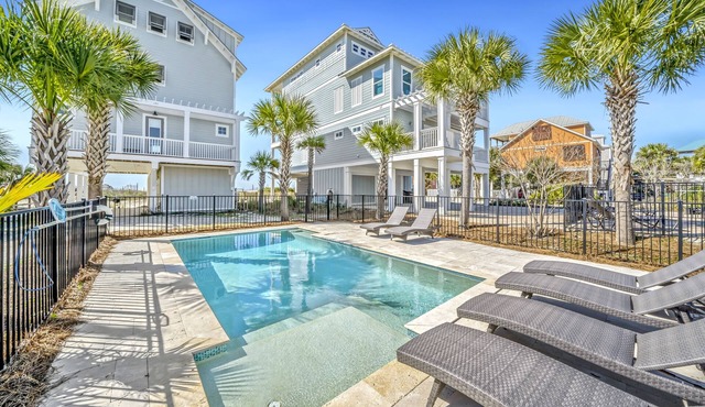 St. Somewhere: Beachfront North Cape Home- Private Pool, 4 Designer Finishes!