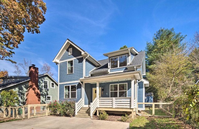 Charming Asheville House with Private Hot Tub!