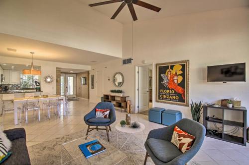 Modern Palm Springs Gem - Pool Access and Mtn Views