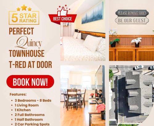 Quincy Apartment | 177 m² Apartment ∙ 3 bedrooms ∙ 13 guests