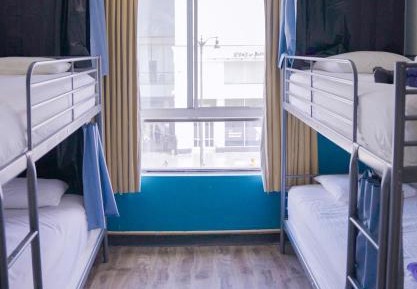 Bed in 4-Bed Mixed Dormitory Room - Shared Bathroom & AC