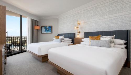 Double Room with Balcony - Mobility Accessible with Roll-In Shower