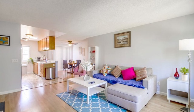 Spacious 3-BR Home 5-Min to Beach w Gated Yard, Parking, King Bed, Ranch-Style